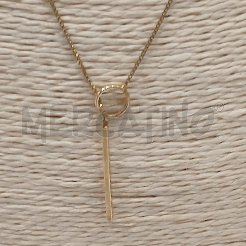 COLLANA MET GI CERCCHIETTO  | Mercatino dell'Usato Roma viale tirreno 2