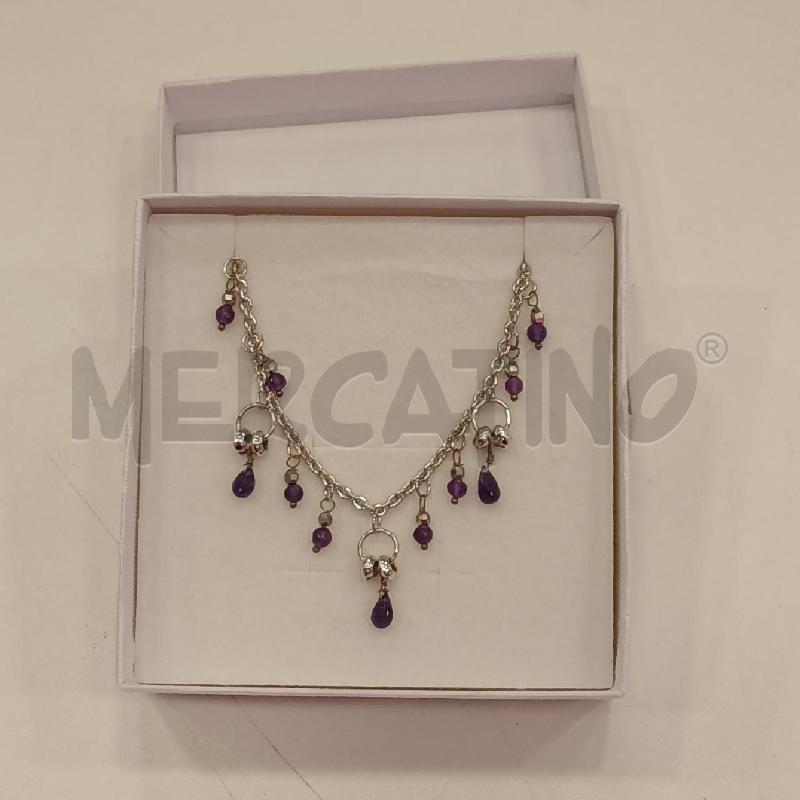 COLLANA MET GOCCE PERLINE SFACC VI | Mercatino dell'Usato Roma viale tirreno 1