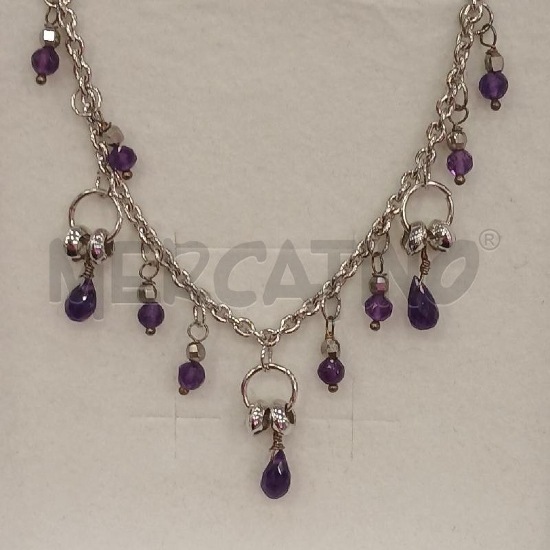 COLLANA MET GOCCE PERLINE SFACC VI | Mercatino dell'Usato Roma viale tirreno 2