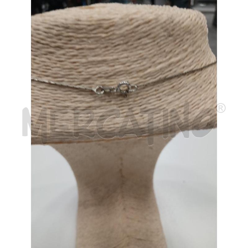 COLLANA MET PENDENTE DUE TONDI DUE FILETTI | Mercatino dell'Usato Roma viale tirreno 3