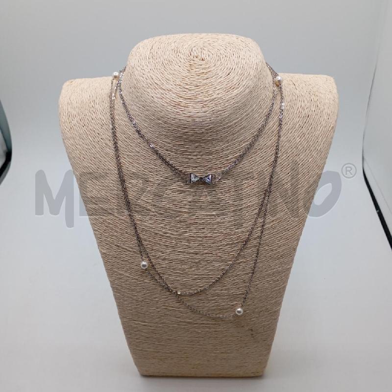 COLLANA NOMINATION PERLINE BI STRASS BI | Mercatino dell'Usato Roma viale tirreno 1