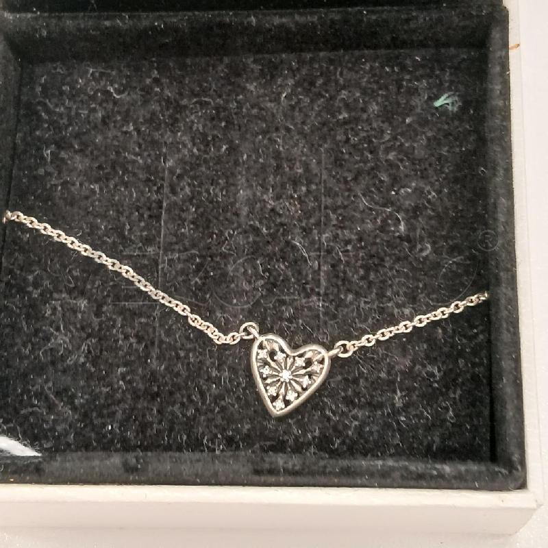 COLLANA PANDORA CUORE INVERNO  | Mercatino dell'Usato Roma viale tirreno 1
