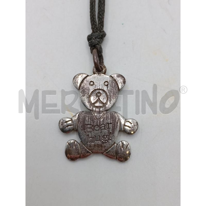 COLLANA POMELLATO PENDENTE ORSETTO | Mercatino dell'Usato Roma viale tirreno 3