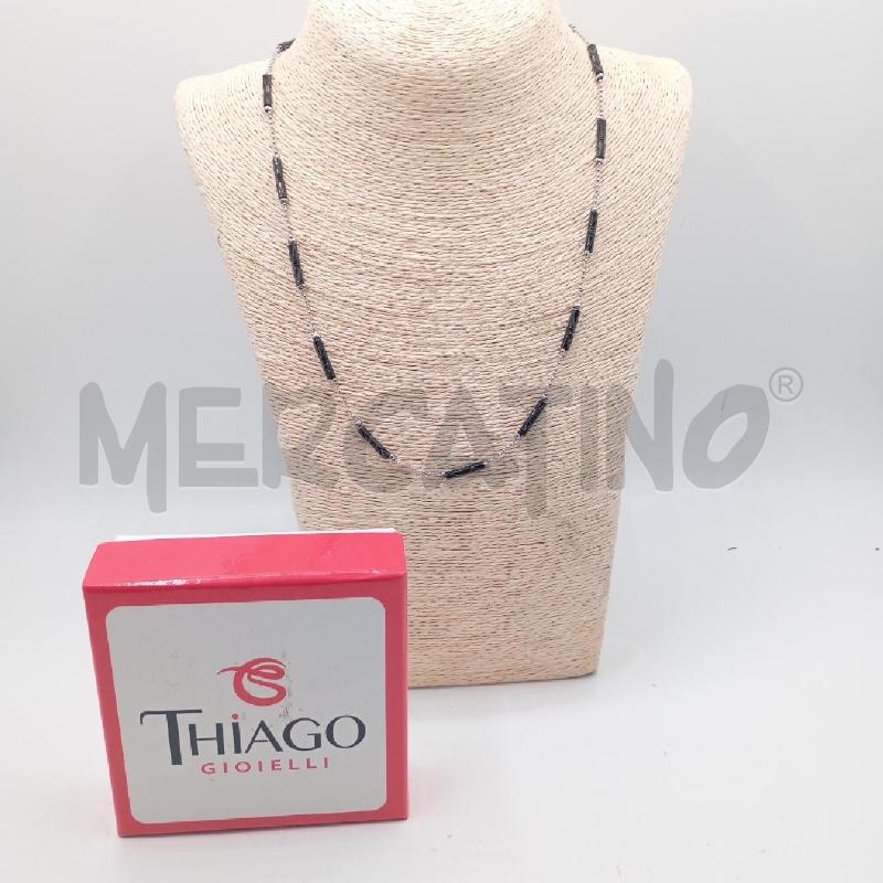 COLLANA THIAGO  PALLINE GR NE  | Mercatino dell'Usato Roma viale tirreno 1