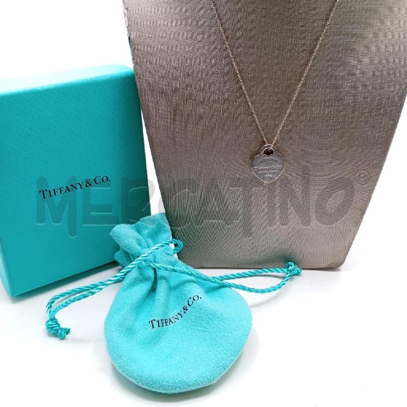 COLLANA TIFFANY MET CUORE GRANDE  | Mercatino dell'Usato Roma viale tirreno 1