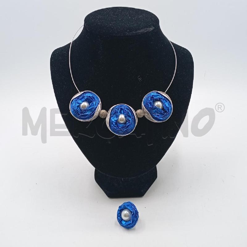 COLLANA + ANELL OROBERTA RECATANESI BL FIORE | Mercatino dell'Usato Roma viale tirreno 1