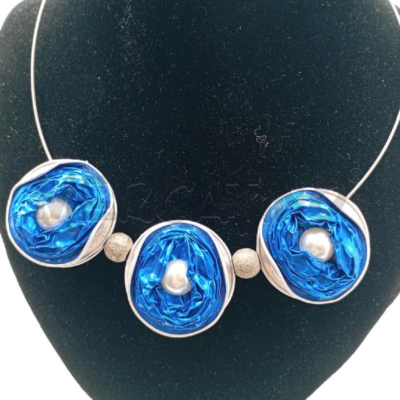 COLLANA + ANELL OROBERTA RECATANESI BL FIORE | Mercatino dell'Usato Roma viale tirreno 2