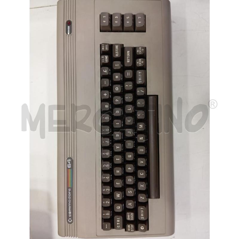 COMMODORE 64 CON SCATOLA NO ALIMENTATORE | Mercatino dell'Usato Roma viale tirreno 1