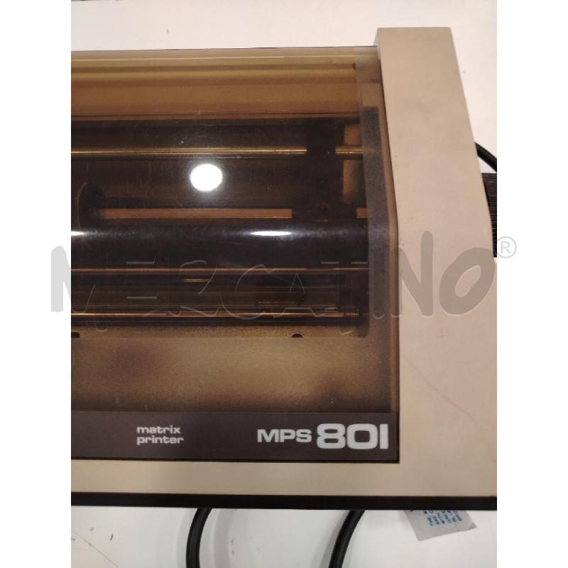 COMMODORE MATRIX PRINTER MPS 801 CON ISTRUZIONI | Mercatino dell'Usato Roma viale tirreno 2