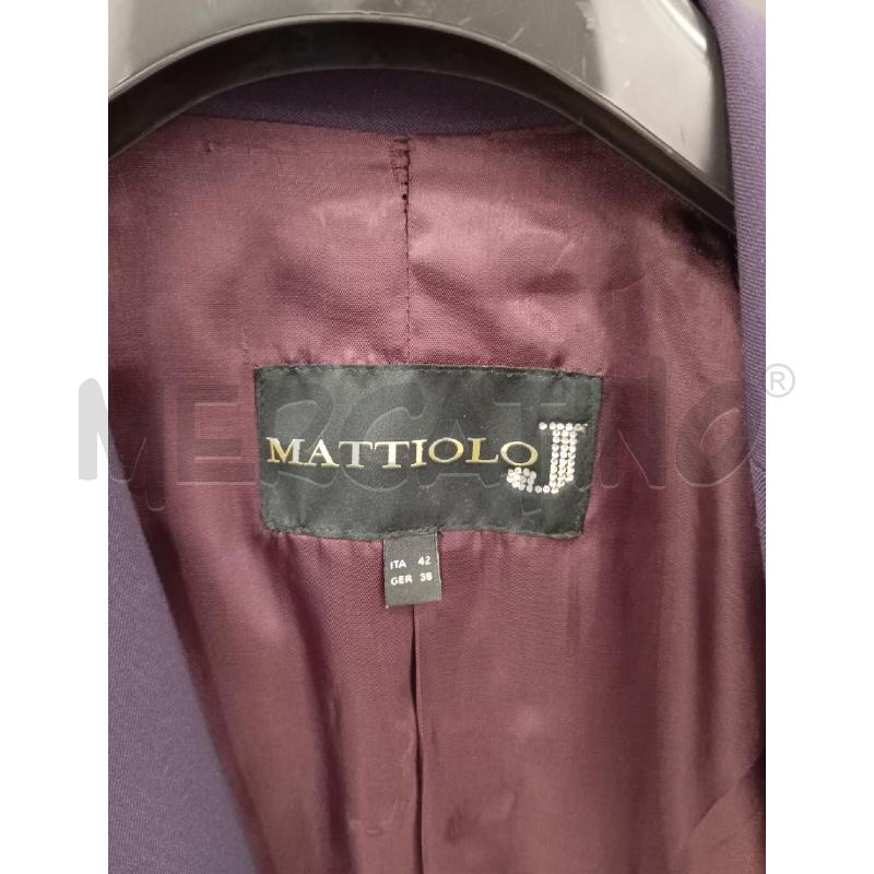 COMPLETO DONNA MATTIOLO VIO | Mercatino dell'Usato Roma viale tirreno 3