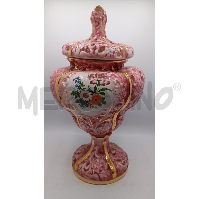 COPPA ROSA ORO FIORI DIPINTI DA RIV | Mercatino dell'Usato Roma viale tirreno 1