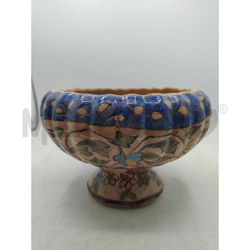 COPPA SOTTOVASO MULTICOLOR FIORITI | Mercatino dell'Usato Roma viale tirreno 1