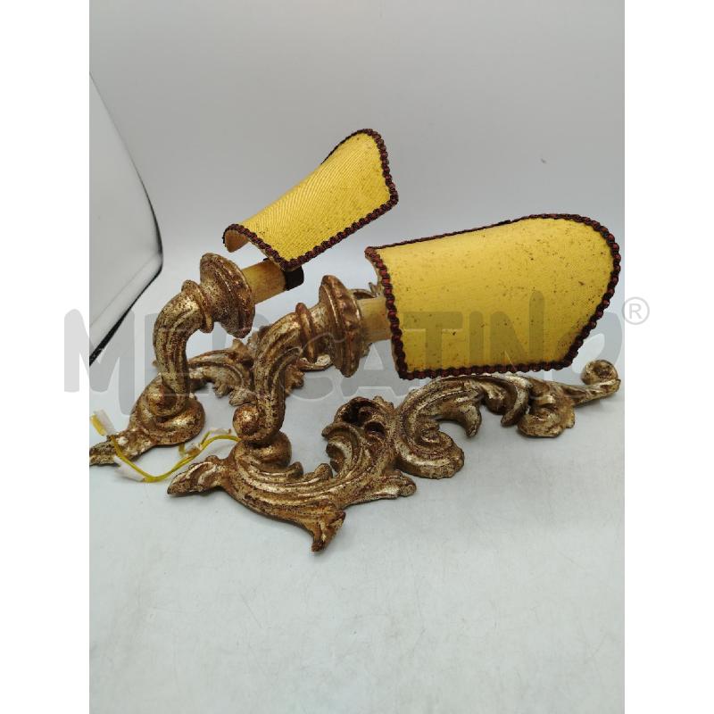 COPPIA APPLIQUE 1L LEGNO | Mercatino dell'Usato Roma viale tirreno 2