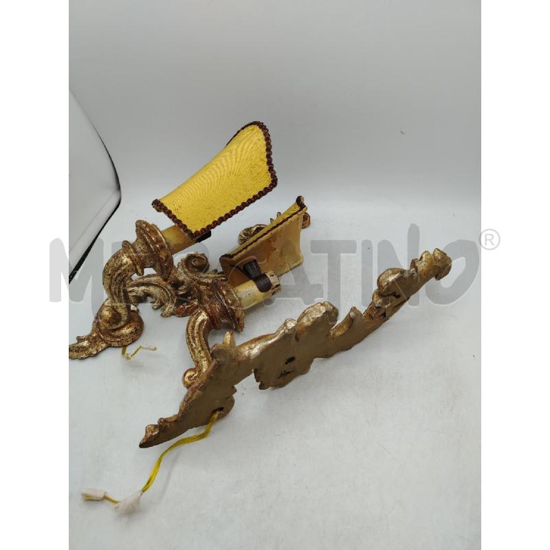 COPPIA APPLIQUE 1L LEGNO | Mercatino dell'Usato Roma viale tirreno 3