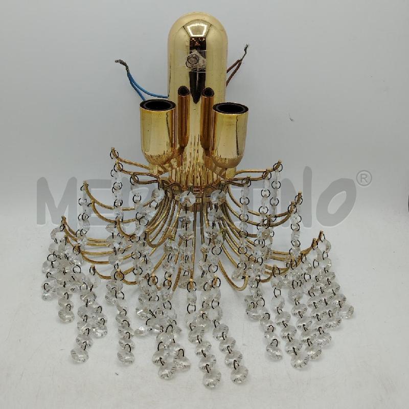 COPPIA APPLIQUE 2 L CRISTALLINI PENDENTI | Mercatino dell'Usato Roma viale tirreno 1