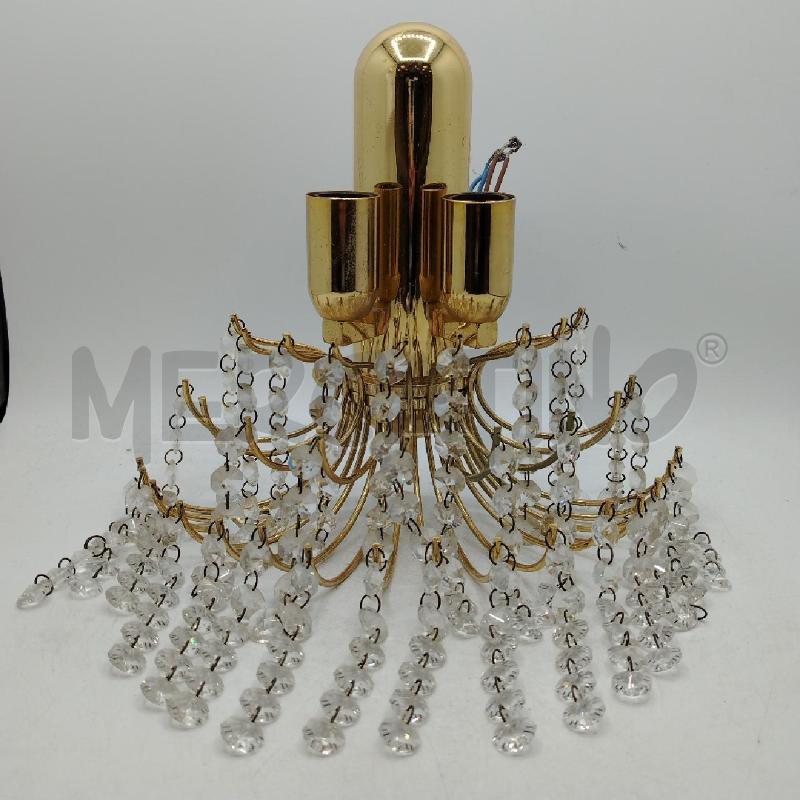 COPPIA APPLIQUE 2 L CRISTALLINI PENDENTI | Mercatino dell'Usato Roma viale tirreno 3