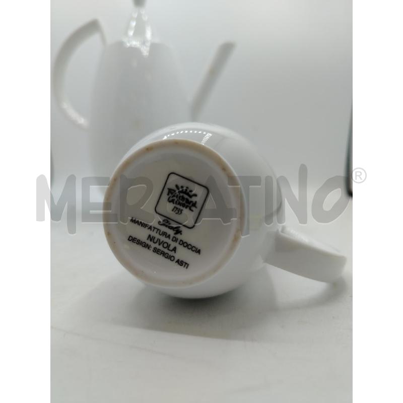 COPPIA CAFFETTIERA+LATTIERA NUVOLA SERGIO ASTI GINORI | Mercatino dell'Usato Roma viale tirreno 3