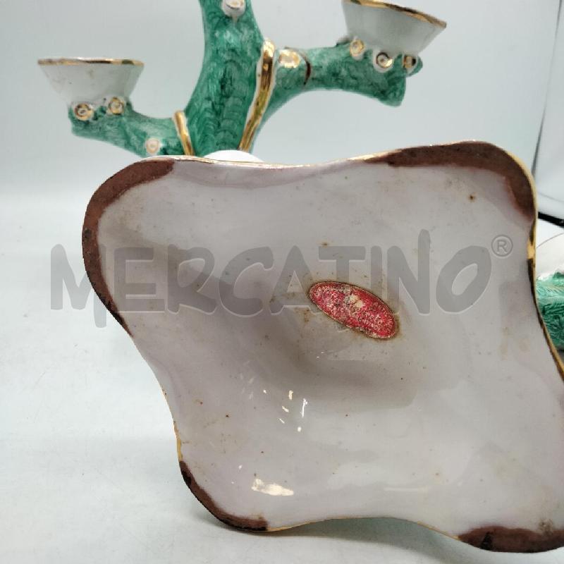 COPPIA CANDELABRI CER SESTO FIORENTINO DA RIV | Mercatino dell'Usato Roma viale tirreno 5