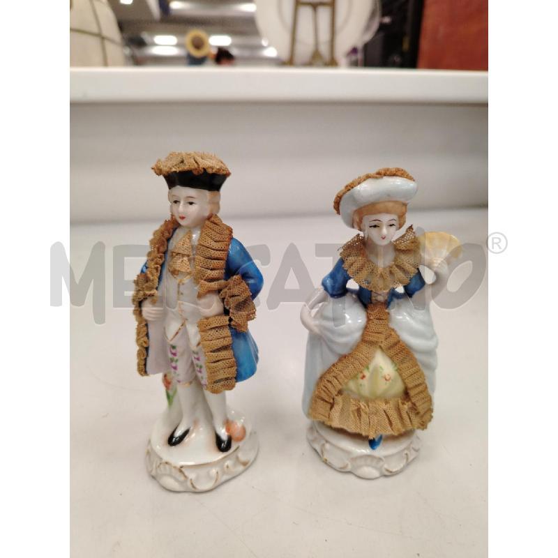 COPPIA MINIATURE STATUINE PIZZO | Mercatino dell'Usato Roma viale tirreno 1