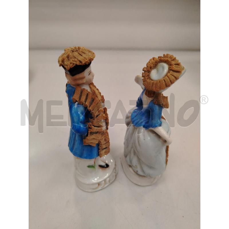 COPPIA MINIATURE STATUINE PIZZO | Mercatino dell'Usato Roma viale tirreno 3