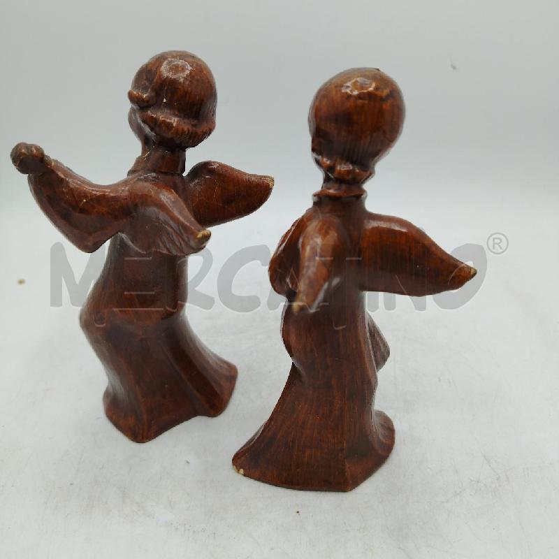 COPPIA NGIOLETTI LEGNO  | Mercatino dell'Usato Roma viale tirreno 2