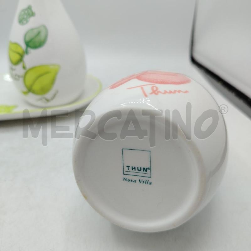 COPPIA OLIO ACETO THUN VERDE ROSA | Mercatino dell'Usato Roma viale tirreno 4