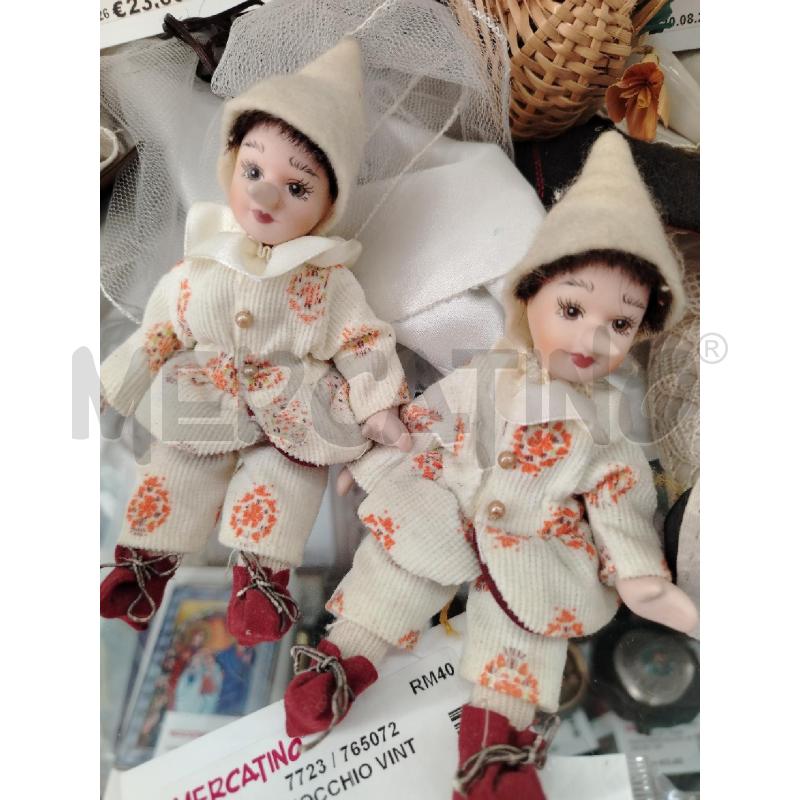 COPPIA PINOCCHIO VINTAGE  | Mercatino dell'Usato Roma viale tirreno 1