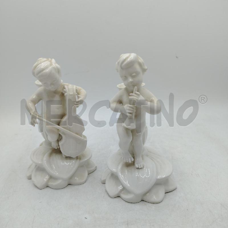 COPPIA PORTACANDELA PUTTI BIA | Mercatino dell'Usato Roma viale tirreno 1