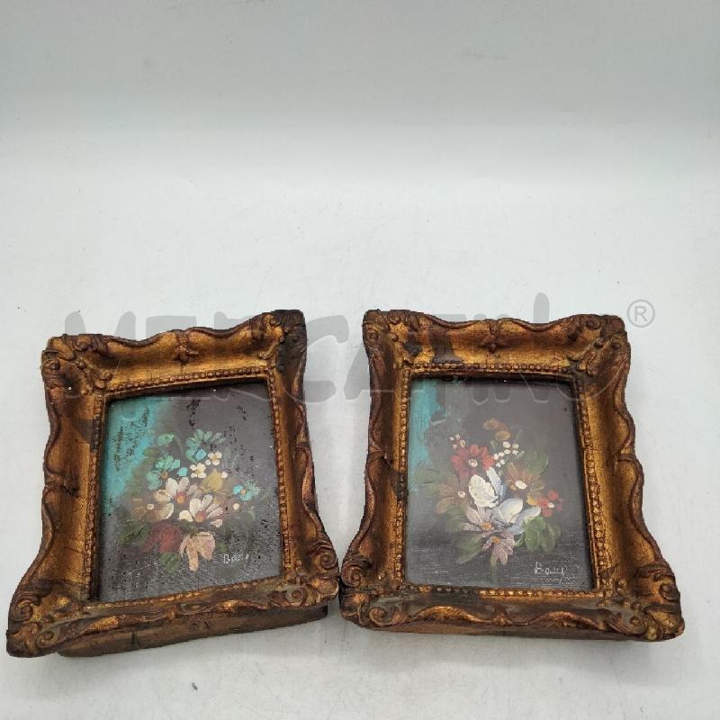 COPPIA QUADRETTI C/LEGNO DIP CENTRALI | Mercatino dell'Usato Roma viale tirreno 1