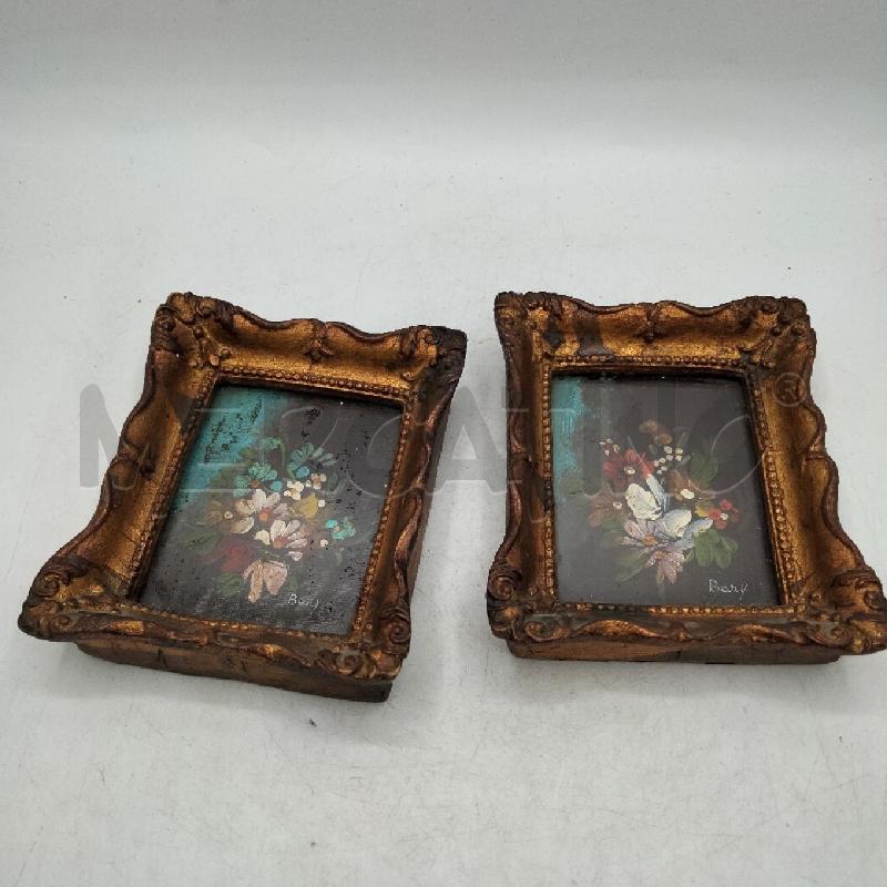 COPPIA QUADRETTI C/LEGNO DIP CENTRALI | Mercatino dell'Usato Roma viale tirreno 2