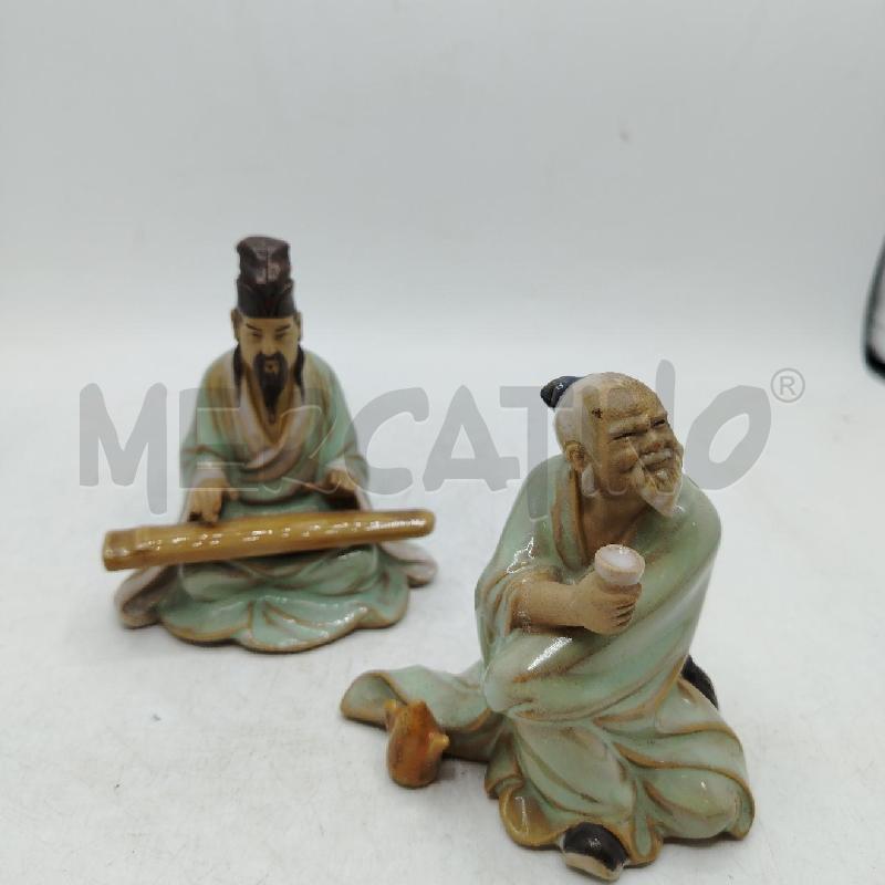 COPPIA STATUINE ORIENTALI | Mercatino dell'Usato Roma viale tirreno 1