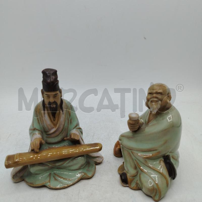COPPIA STATUINE ORIENTALI | Mercatino dell'Usato Roma viale tirreno 2