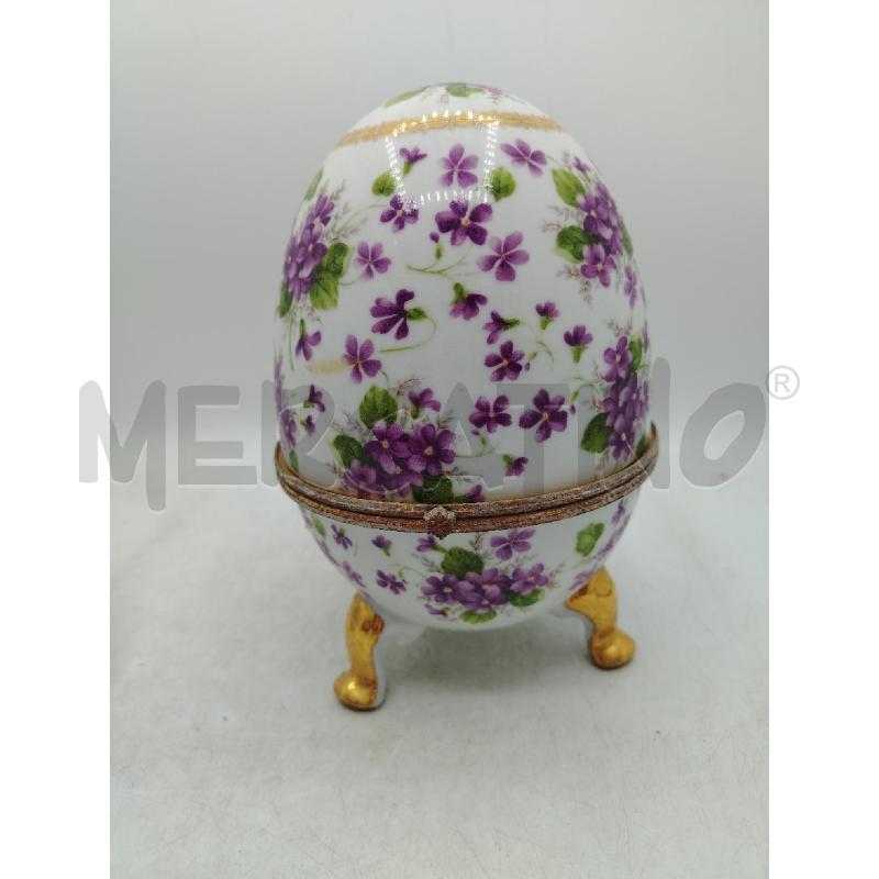 COPPIA UOVO SCATOLAFIORI VIOLA | Mercatino dell'Usato Roma viale tirreno 2