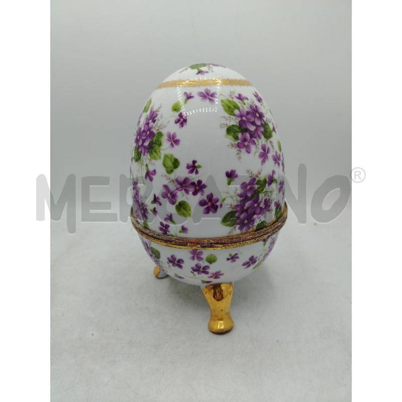 COPPIA UOVO SCATOLAFIORI VIOLA | Mercatino dell'Usato Roma viale tirreno 3