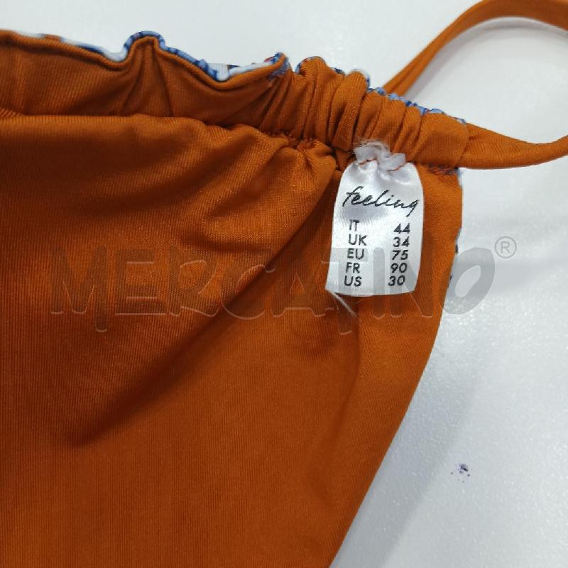 COSTUME D FEELING TRANGOLO FANT GEOM AR CE BI  | Mercatino dell'Usato Roma viale tirreno 4