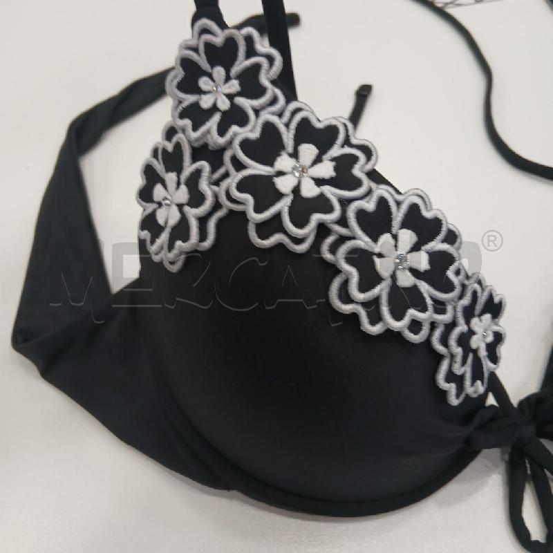 COSTUME D MARINA ABAGNALE TOP NE FIORI BI  COPPE PUSH UP  | Mercatino dell'Usato Roma viale tirreno 2