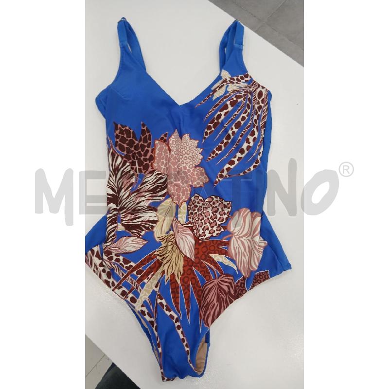 COSTUME D PORT ROSE BL FOGLIE LEOP BE MA  | Mercatino dell'Usato Roma viale tirreno 1