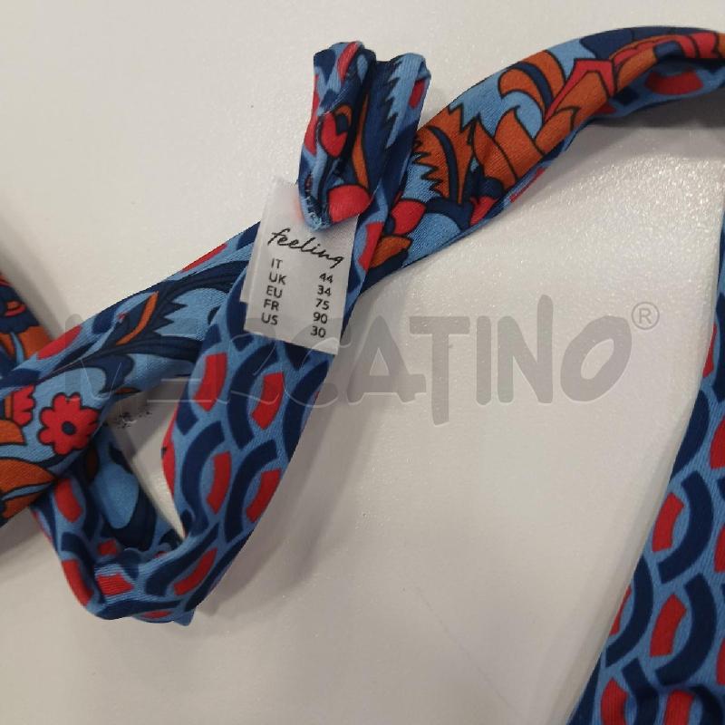 COSTUME D TOP FEELING FANT FIORI GEOM CE BL AR RSS  | Mercatino dell'Usato Roma viale tirreno 4