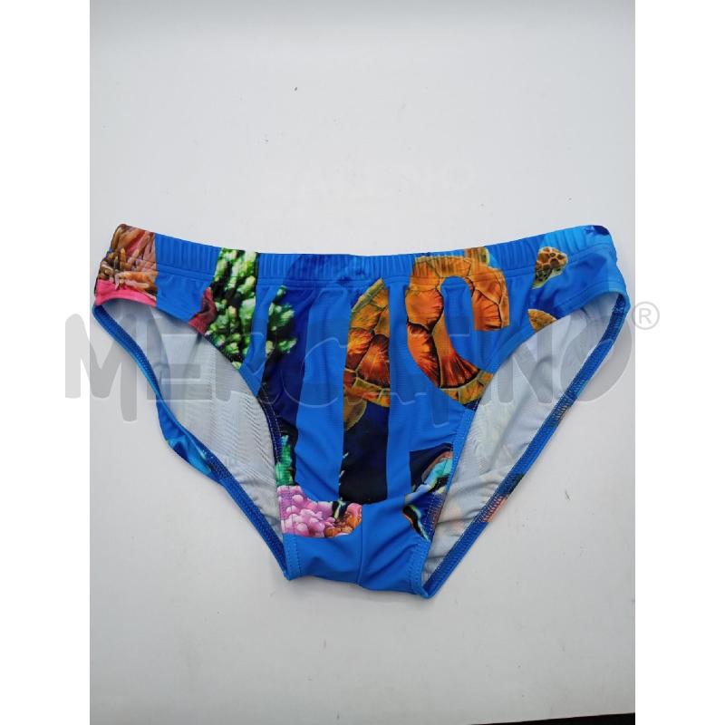 COSTUME U MOSCHINO SWIM SLIP BL FANT ALGHE COL | Mercatino dell'Usato Roma viale tirreno 1