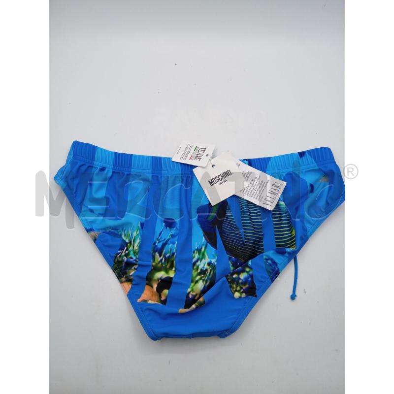 COSTUME U MOSCHINO SWIM SLIP BL FANT ALGHE COL | Mercatino dell'Usato Roma viale tirreno 2
