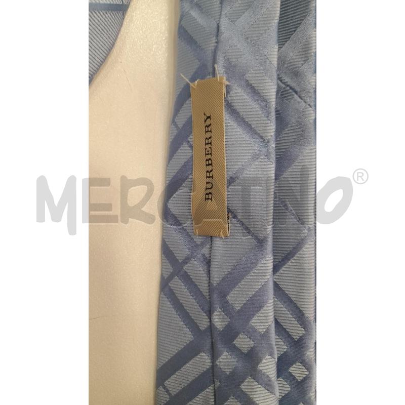 CRAVATTA BURBERRY CE LINEE SATIN | Mercatino dell'Usato Roma viale tirreno 2