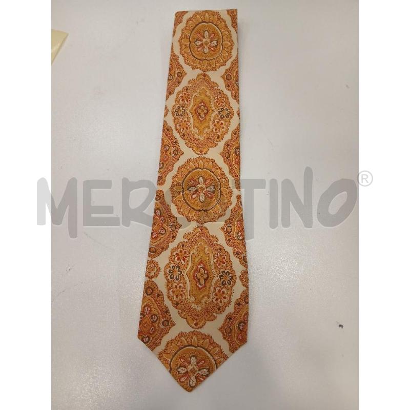 CRAVATTA ETRO GIALLO FANTASIA MULTICOLOR | Mercatino dell'Usato Roma viale tirreno 1