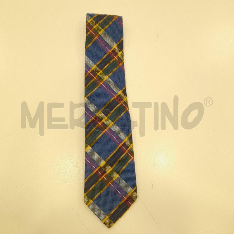 CRAVATTA ETRO TARTAN BL GI VE RSS BI | Mercatino dell'Usato Roma viale tirreno 1
