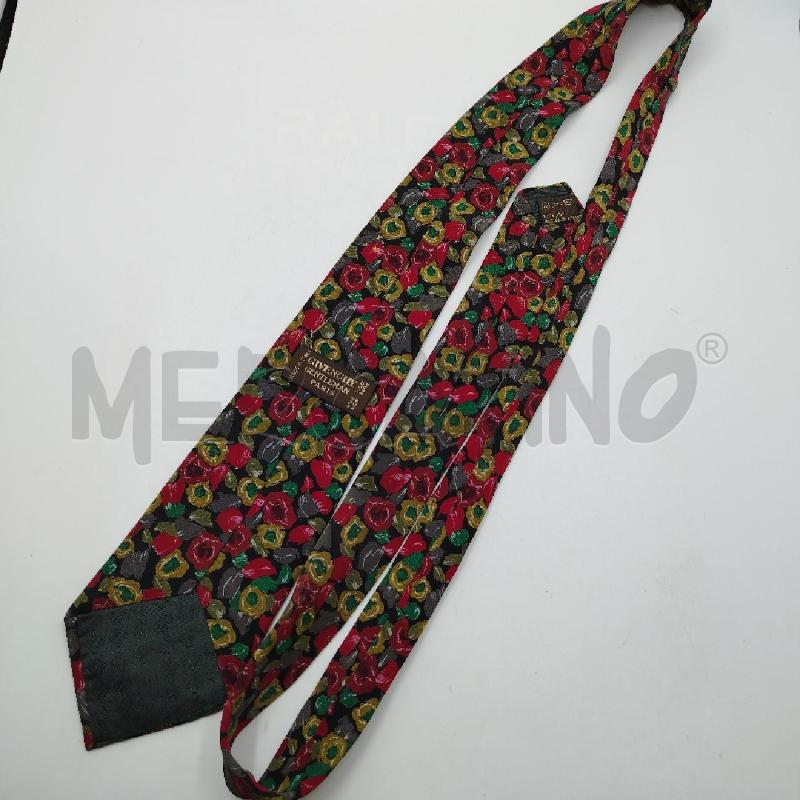 CRAVATTA GIVENCHY NE FIORI ASTRATTI RSS GR VE  | Mercatino dell'Usato Roma viale tirreno 2
