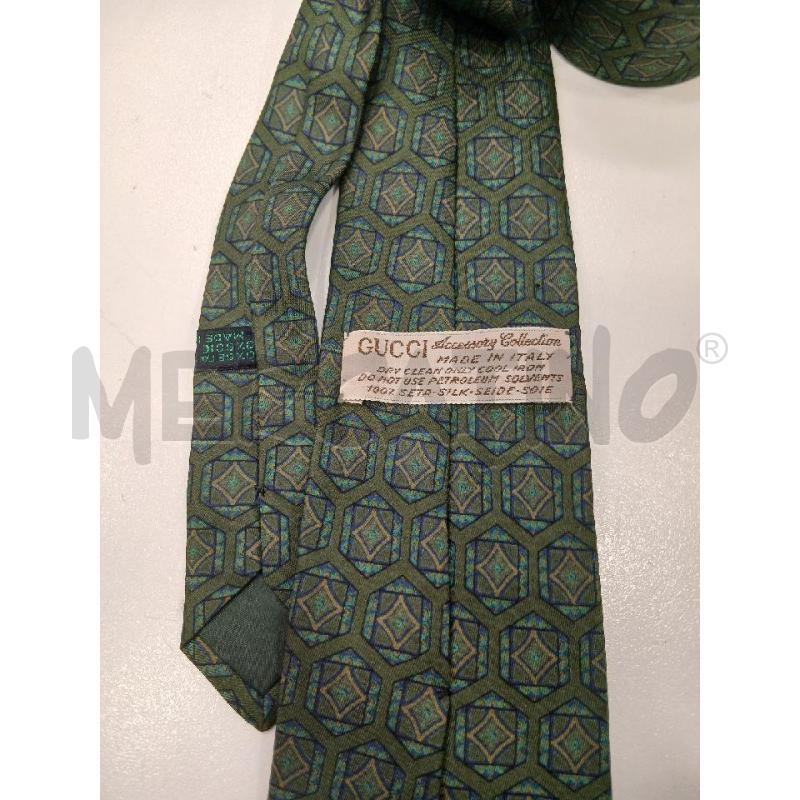 CRAVATTA GUCCI FANTASIA MULTICOLOR | Mercatino dell'Usato Roma viale tirreno 3
