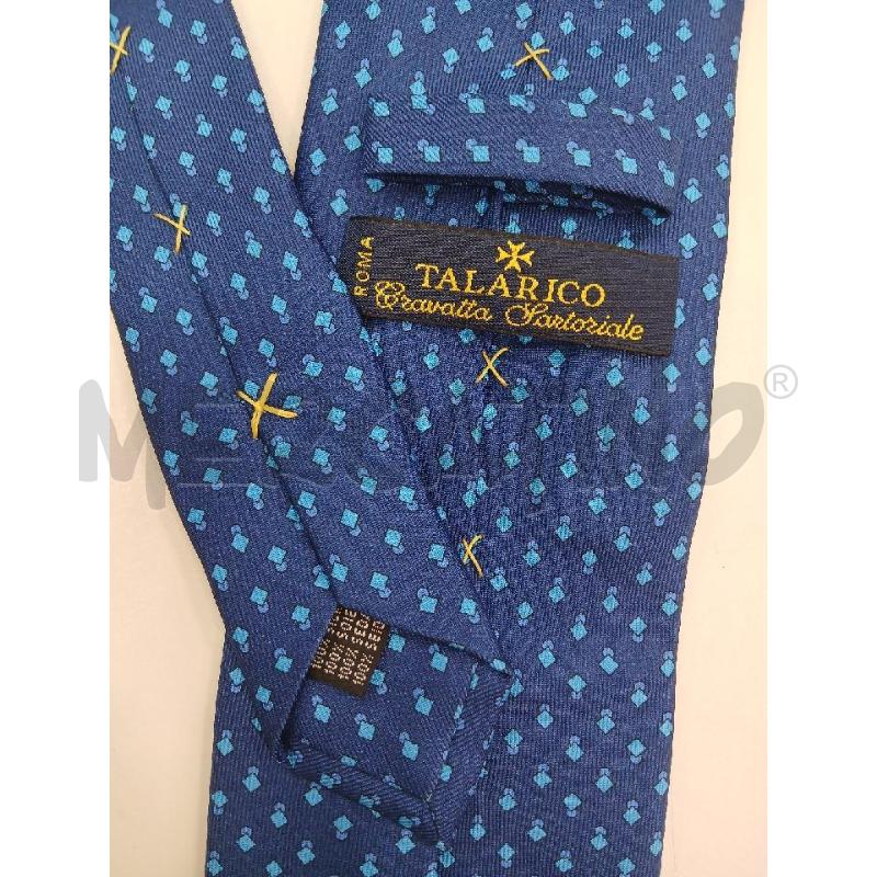 CRAVATTA TALARICO BLU  | Mercatino dell'Usato Roma viale tirreno 3