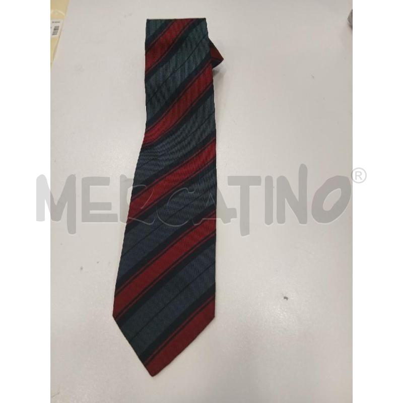 CRAVATTA VCALENTINO RIGHE BLU/ROSSO  | Mercatino dell'Usato Roma viale tirreno 1