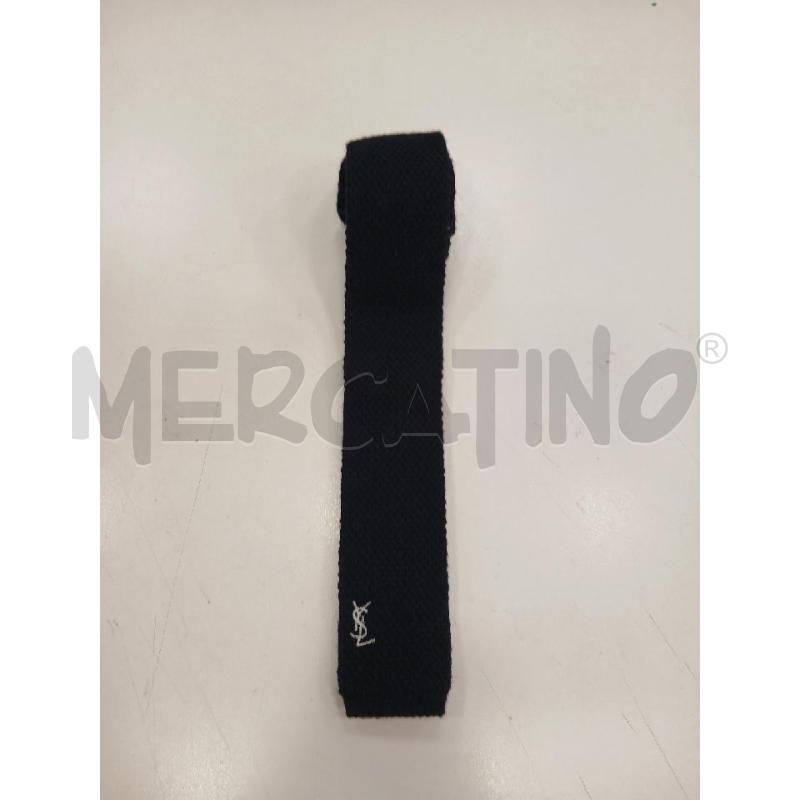 CRAVATTA YSL BLU  | Mercatino dell'Usato Roma viale tirreno 1
