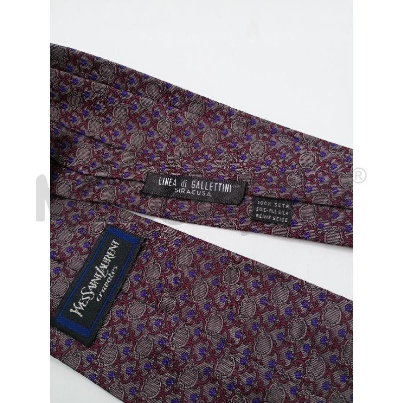 CRAVATTA YSL GR VI DECORI | Mercatino dell'Usato Roma viale tirreno 4