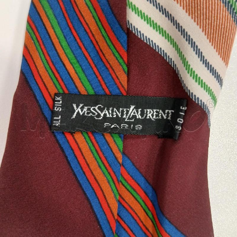 CRAVATTA YSL RSS VARI COLORI  | Mercatino dell'Usato Roma viale tirreno 3